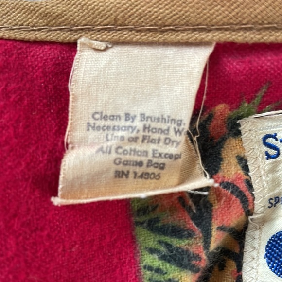 RARE Vintage Carhartt Hunting Vest Super Dux Novelty Hound Duck 60s Size Small - Picture 9 of 13